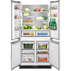 Холодильник с морозильником HIBERG S-RFQ 800 W inverter