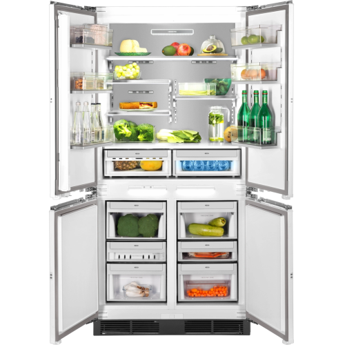 Холодильник с морозильником HIBERG S-RFQ 800 W inverter