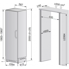 Морозильная камера V-ZUG FR6T-51099 L