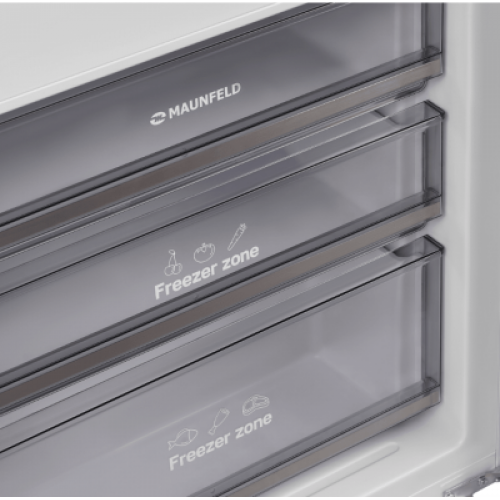 Холодильник Maunfeld MBF19369NFWGR LUX Inverter