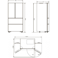 Холодильник Kuppersberg RFFI 184 X