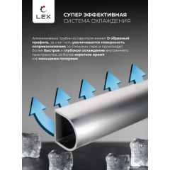 Морозильный ларь LEX LFR400 FFLed