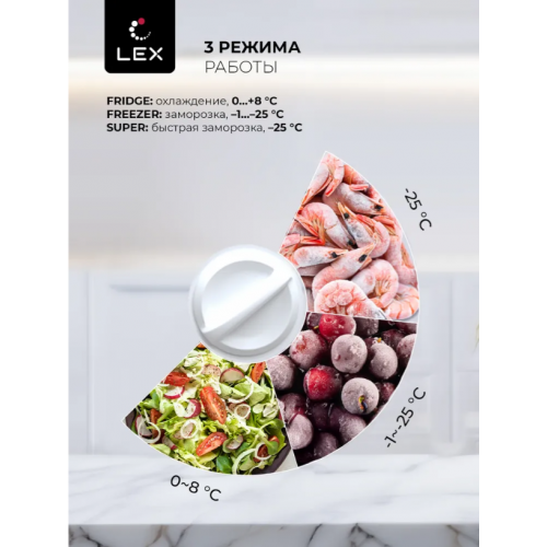 Морозильный ларь LEX LFR170 FFLed