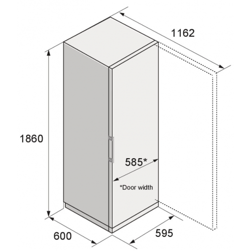 Морозильник Asko RFF286KNCS1
