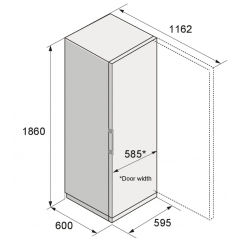 Холодильник Asko RFR586KNCS1