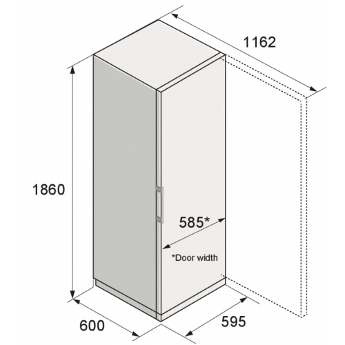 Холодильник Asko RFR586KNCS1
