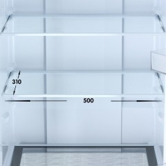 Холодильник с морозильником Candy CFN6200SD