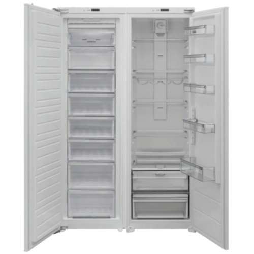 Холодильник side by side SCANDILUX SBSBI524EZ набор (состоит из FNBI524E + RBI524EZ)