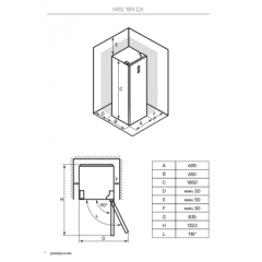 Однокамерный холодильник Kuppersberg NRS 189 DX