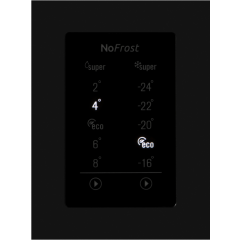 Холодильник с морозильником Jacky's JR FB192NF