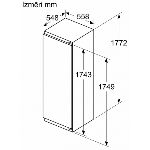 Холодильник с морозильником Bosch KIL82ADD0