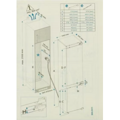 Холодильник с морозильником Schaub Lorenz SLU E235B7