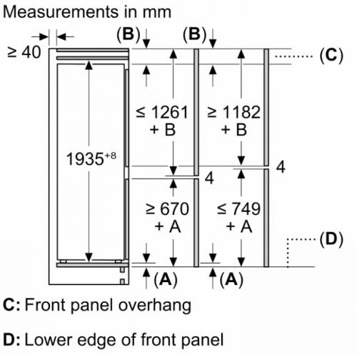 Холодильник с морозильником NEFF KI7961SE0