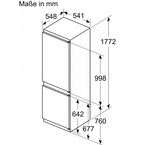 Холодильник с морозильником NEFF KI7861SE0