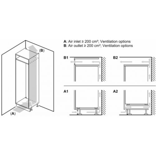 Холодильник с морозильником NEFF KI7861SE0
