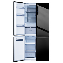 Холодильник side by side CENTEK CT-1746 NF Black Glass