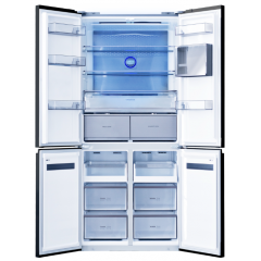 Холодильник side by side CENTEK CT-1746 NF Black Glass