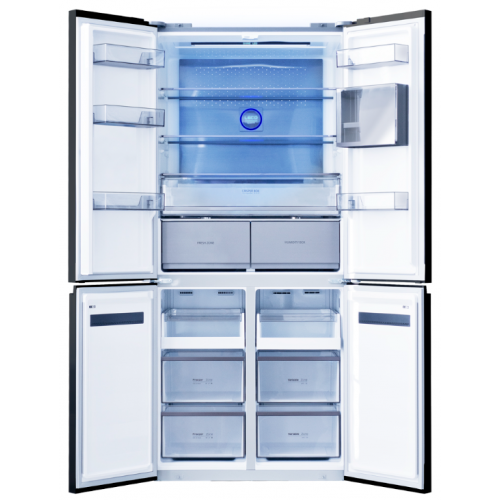 Холодильник side by side CENTEK CT-1746 NF Black Glass