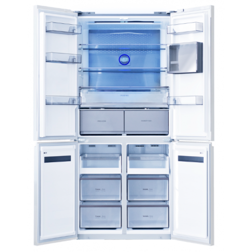 Холодильник side by side CENTEK CT-1746 NF White Glass