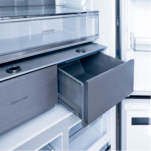 Холодильник side by side CENTEK CT-1746 NF White Glass