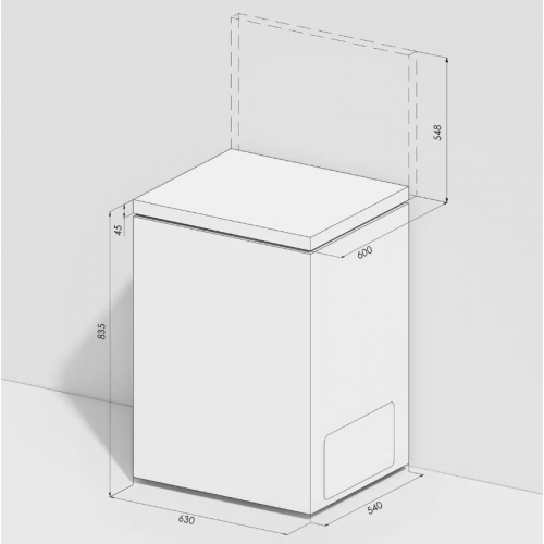 Морозильный ларь Kuppersberg FLCF 150 W