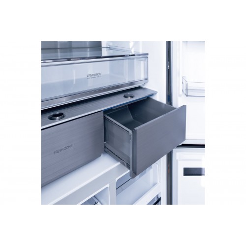 Холодильник (Side-by-Side) CENTEK CT-1746 NF Beige Glass