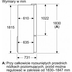 Четырёхдверный холодильник Bosch Serie 6 KFI96AXEA