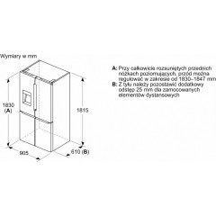 Четырёхдверный холодильник Bosch Serie 6 KFI96AXEA