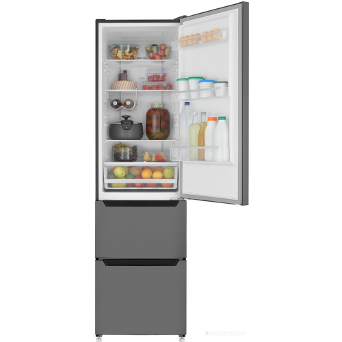 Холодильник с морозильником ZUGEL ZRFD200B