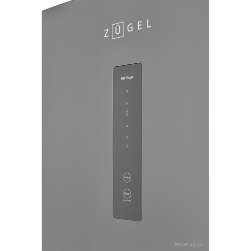 Холодильник с морозильником ZUGEL ZRFD200B