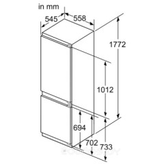Холодильник с морозильником NEFF KI6863FE0