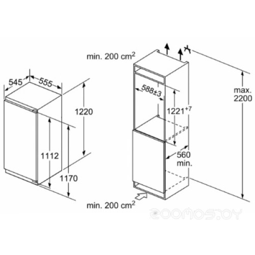 Холодильник Kuppersberg RFCN 2016 W
