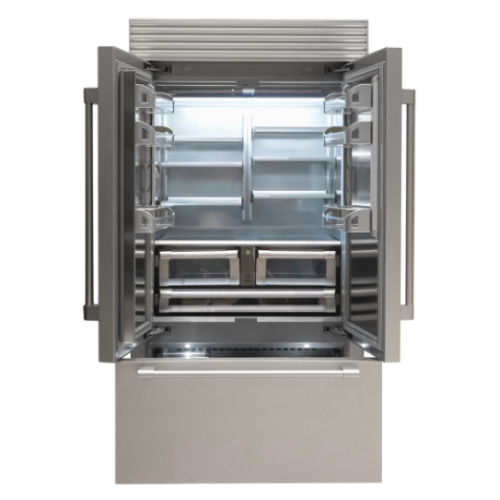 Холодильник типа французская дверь Fhiaba XS120FDSTID French Door + генератор для льда и диспенсер