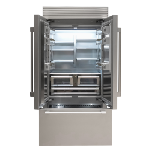 Холодильник типа французская дверь Fhiaba XS105FDSTID French Door + генератор для льда и диспенсер для воды