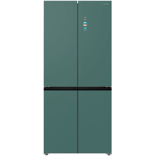 Четырёхдверный холодильник Maunfeld MFF190NFDGN Matt Inverter