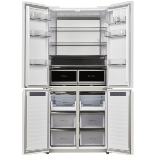 Четырёхдверный холодильник Maunfeld MFF190NFDPW Matt Inverter
