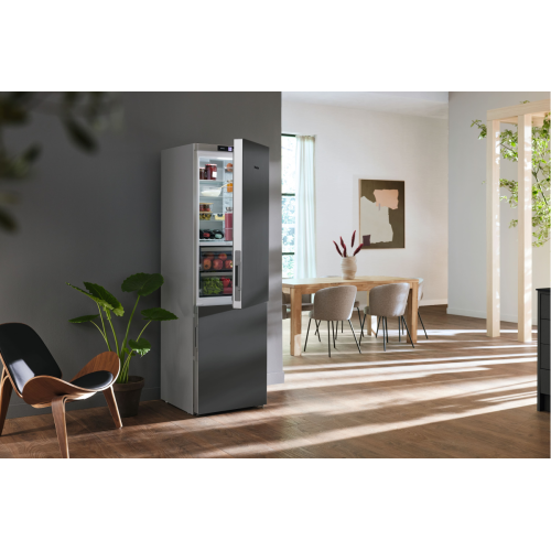Холодильник с морозильником Miele KFN 4799 AD Black Matt