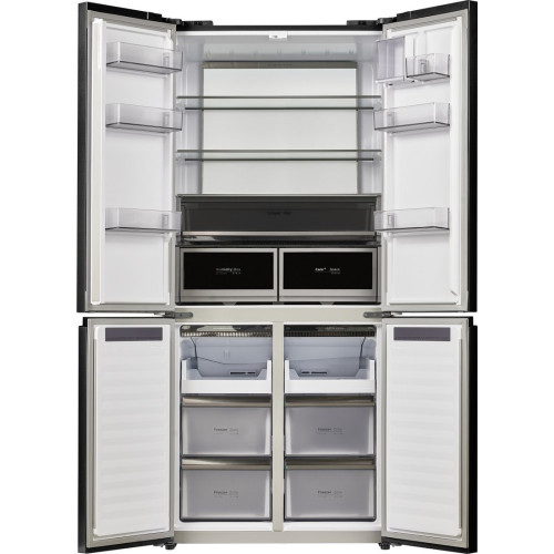 Четырёхдверный холодильник Maunfeld MFF190NFDBG Matt Inverter