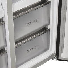 Четырёхдверный холодильник Maunfeld MFF190NFDB Matt Inverter