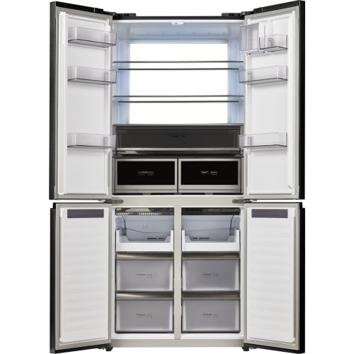 Четырёхдверный холодильник Maunfeld MFF190NFDB Matt Inverter