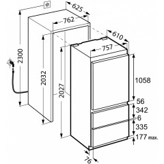 Холодильник с нижней морозильной камерой Liebherr ECBN 5066