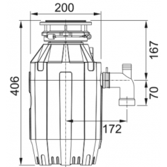 Измельчитель пищевых отходов Franke Turbo Elite TE-125 134.0535.242