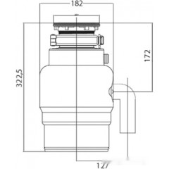 Измельчитель пищевых отходов Teka TR 34.1 V Type [40197111]