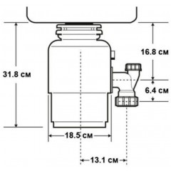Измельчитель пищевых отходов InSinkErator E75-2