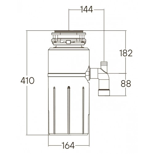 Измельчитель пищевых отходов Paulmark Intenso Pro-1000
