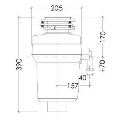 Измельчитель пищевых отходов Kuppersberg WS 550 B