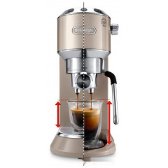 Рожковая помповая кофеварка Delonghi Dedica Arte EC885.BG