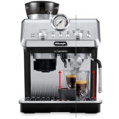 Рожковая помповая кофеварка Delonghi La Specialista Arte Manual EC9155.MB