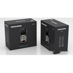 Рожковая кофеварка Redmond CM701 (сталь)