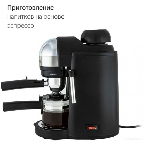 Рожковая кофеварка Pioneer CM106P (черный)